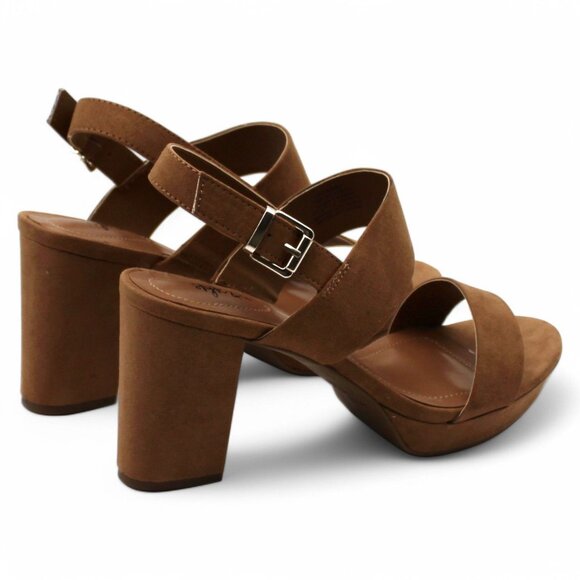 Jazminn Womens Faux Suede Ankle Strap Slingback Sandals - Picture 7 of 8